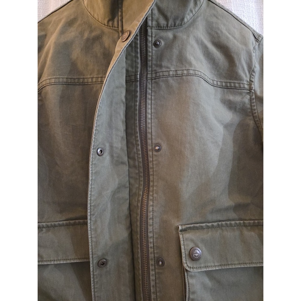 Patagonia Women's Olive Green Jacket Full Zip/Snap Front Size Small Maple Grove - Picture 4 of 10
